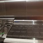 Ansul system installed in a restaurant by fryers