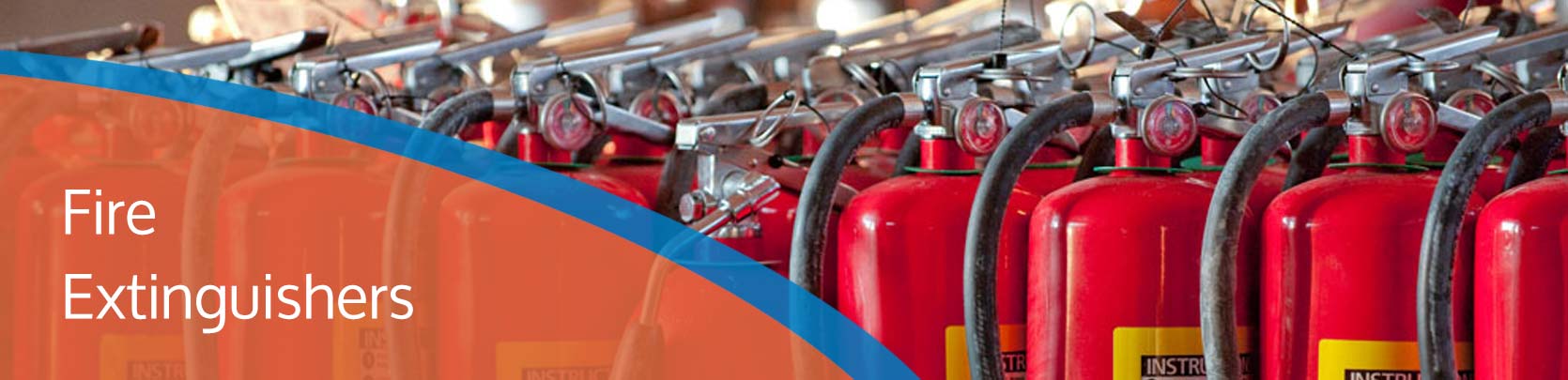 fire extinguishers hero image for mi fire protection services